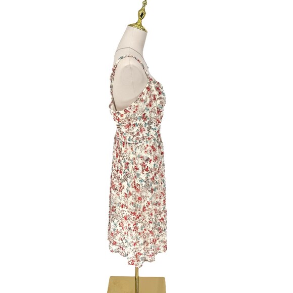 Torrid Lace Dress 3X 22 24 White Floral Overlay Sweetheart Neck Lined Ditsy EUC - Picture 11 of 16